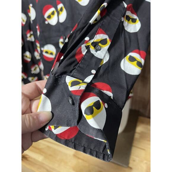North Pole Trading Co Mens Christmas Santa Shirt Button Down - Picture 6 of 11